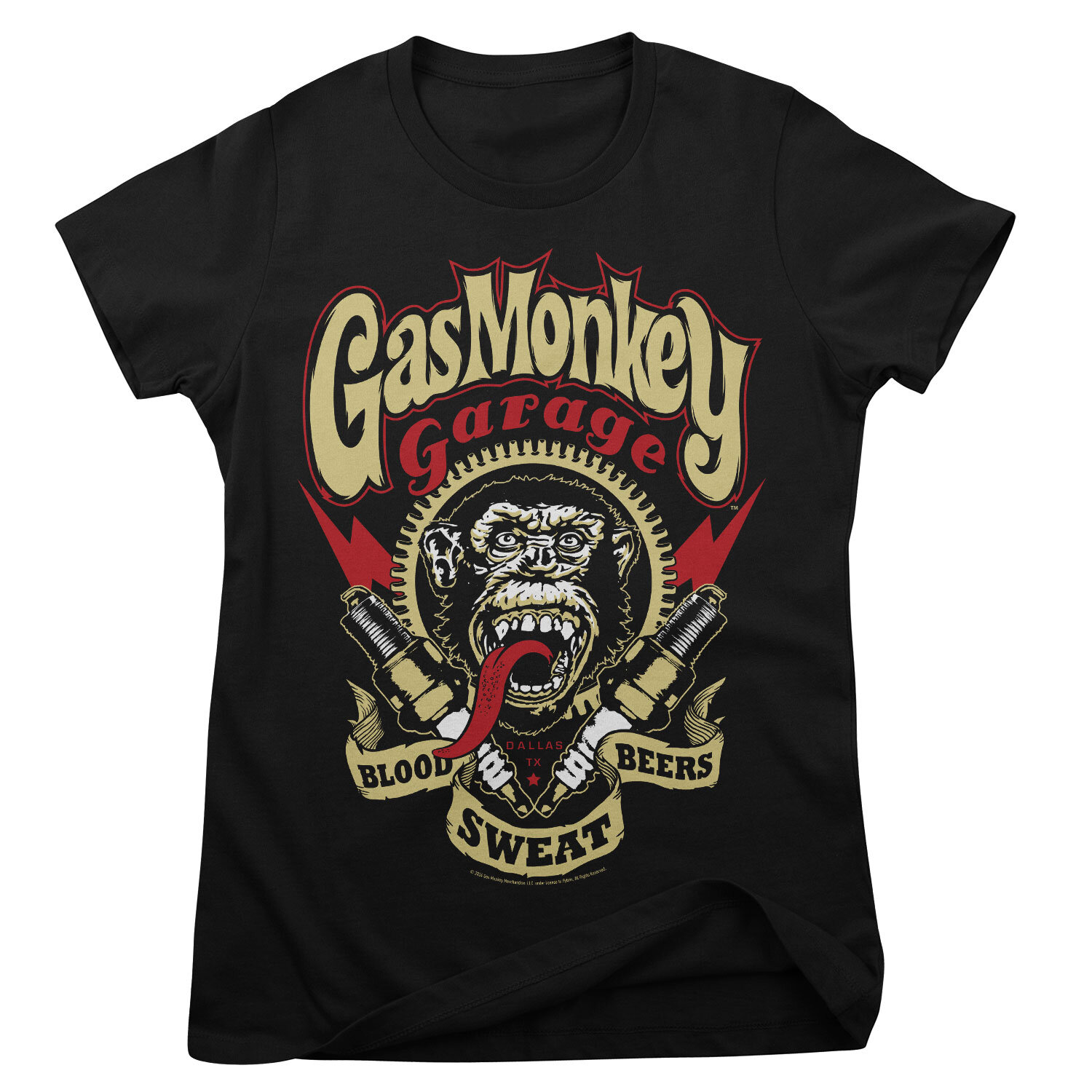 Gas Monkey Garage - Spark Plugs Girly Tee