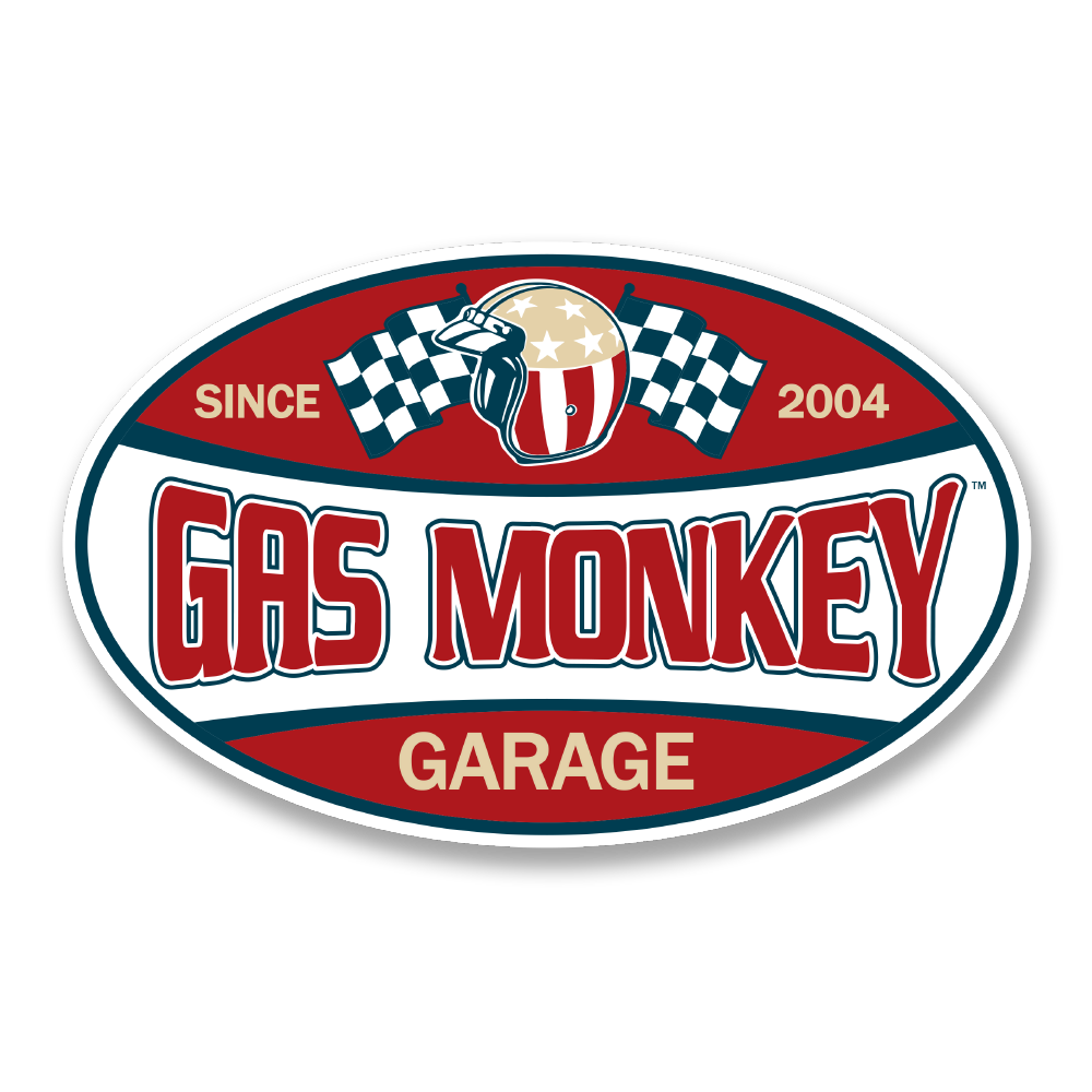 Gas Monkey Garage Since 2004 Label Sticker