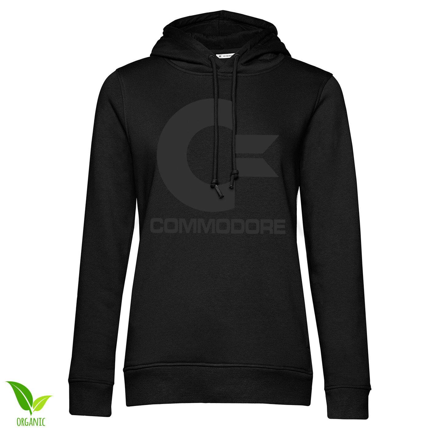 Commodore Black Logo Girls Hoodie 